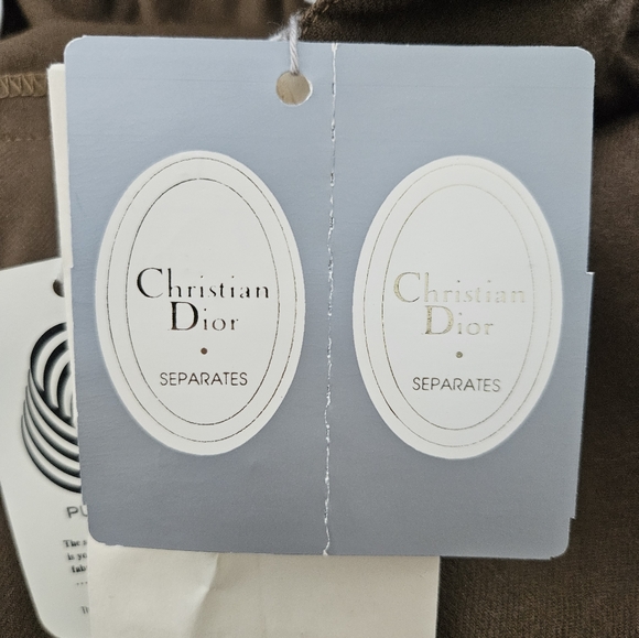 NWT Christian Dior Separates - Pencil Skirt - Wool - Brown - Vintage - Picture 8 of 11